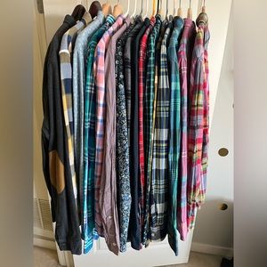 J.Crew Mens Button Down Shirts Men’s Size XL